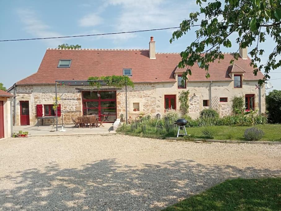 Saint-Pierre-les-Etieux Longere Berrichonne, Calme Absolu, 13 Personnes 빌라 외부 사진